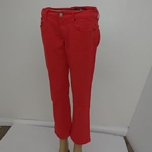 Lucky Brand Red Sweet N Crop Jeans Size 6 / 28